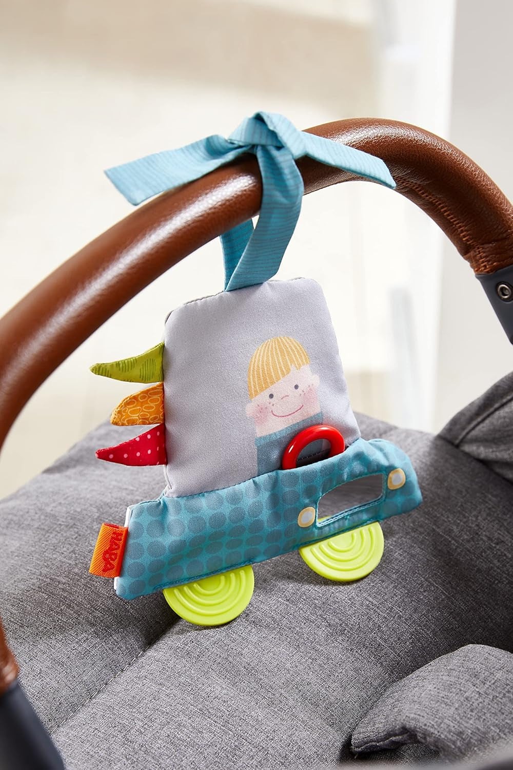 HABA 306304 - Figurină suspendată Mini-Flitzer, jucărie multifuncțională de la 6 luni Jucarii Bebe Naty Shop