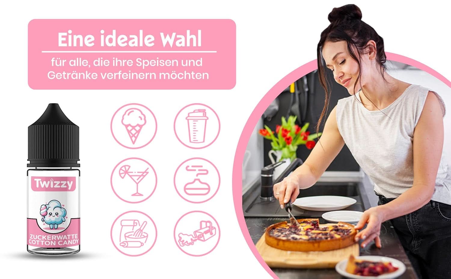 Arôme concentré Barbe à Papa Twizzy, 30 ml Arômes Naty Shop