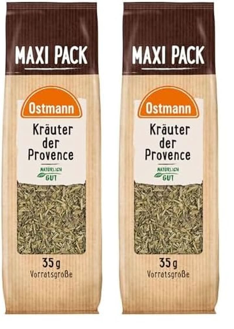 Ostmann, mélange d'herbes méditerranéennes pour ragoûts, pizza et pâtes, 35 grammes Naty Shop 2 x 35 grammes