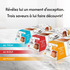 Moules Révélations au Poulet et Sauce | Repas pour chats trop grands | 4x57g