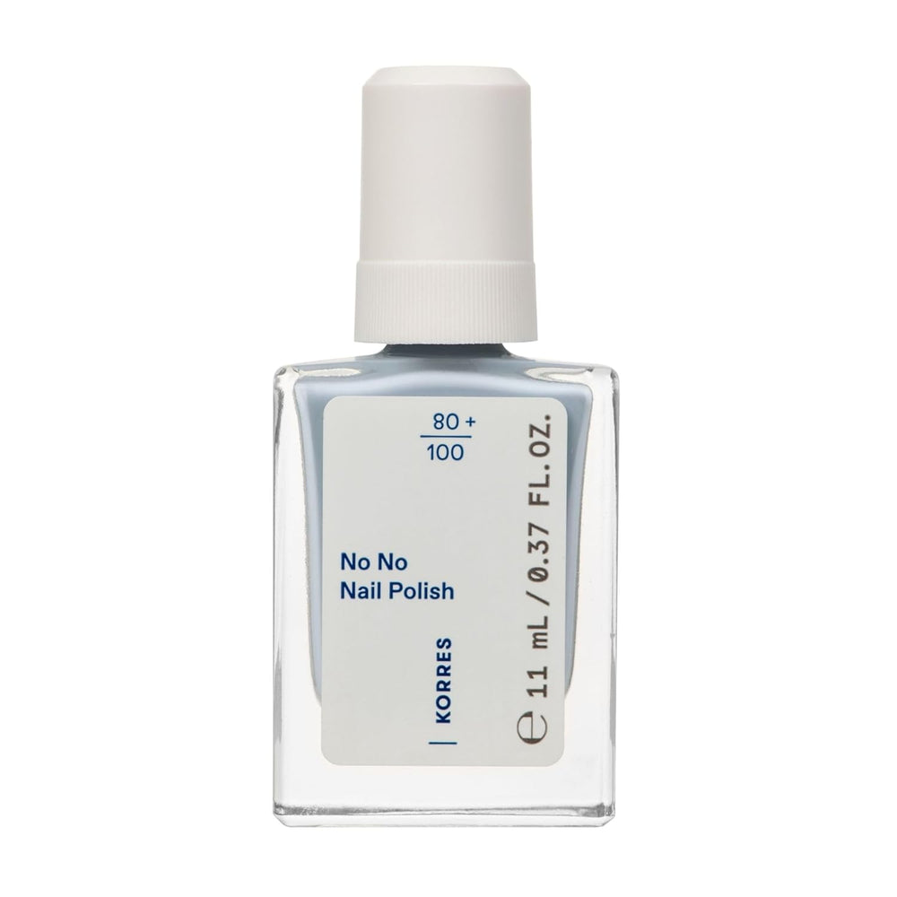 KORRES Base de vernis à ongles No No - Base 10 % végétalienne sans démoulage, pour une couleur longue tenue et résistante aux éclats, 11 ml - Ongles naturellement manucurés, sans substances nocives