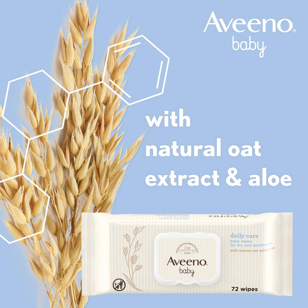 Lingettes humides Daily Care, nettoient en douceur et efficacement les peaux sensibles, essentiels pour bébé, blanches, 12 pièces (total 864 lingettes)