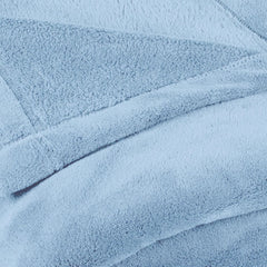 Couverture moelleuse Celinatex 150 X 200 Cm couverture bleu clair canapé couverture chaude douce microfibre polaire Oeko-Tex Montréal Lits et couvertures Besuche den CelinaTex-Store