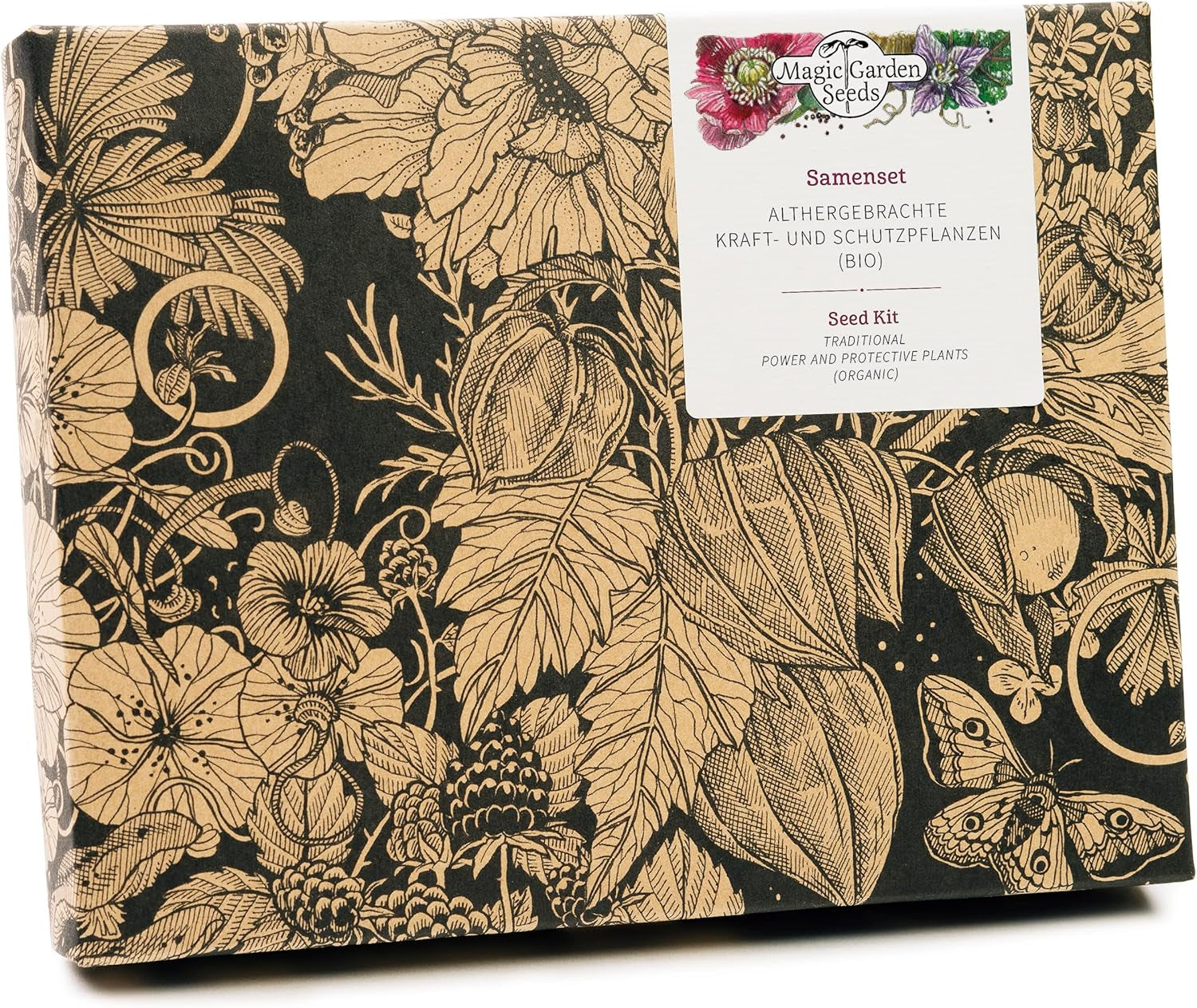 Althergebrachte Kraft- Und Schutzpflanzen (Bio) - Samen-Geschenkset Mit 4 Sehr Alten, Traditionellen, Magischen Kräutersorten