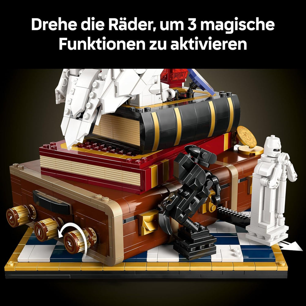 LEGO Harry Potter Stein der Weisen - Sammleredition - DIY Deko - Modellbau mit Miniatur Filmszenen - Hedwig Eulenfigur, 3 Minifiguren - Geschenk zum Vatertag - 76466