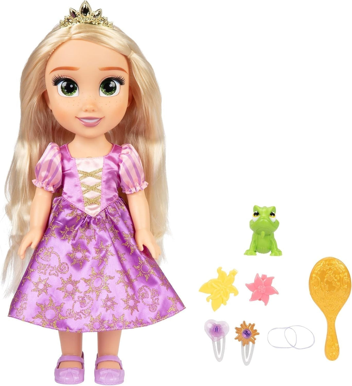 Poupée Raiponce chantante Disney Princess 35 cm, Chante "I See the Light", Comprend des accessoires pour plus de plaisir, Parfaite pour les filles de 3 ans et plus, Purple Naty Shop Dolls Titre par défaut