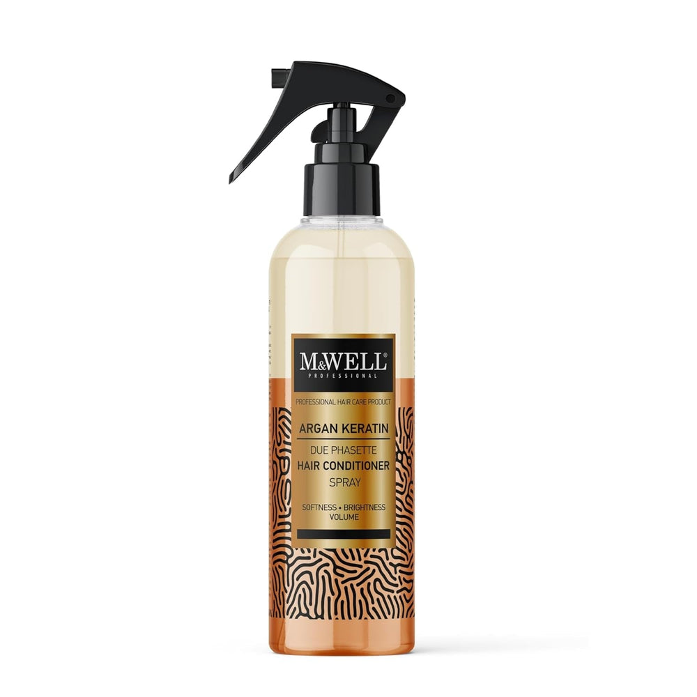 Duophase Duophasette Spray après-shampooing Huile d'Argan Kératine Spray Après-Shampooing Biphasé Douceur Brillance Volume 400 ml Produits démêlants cheveux Naty Shop Titre par défaut