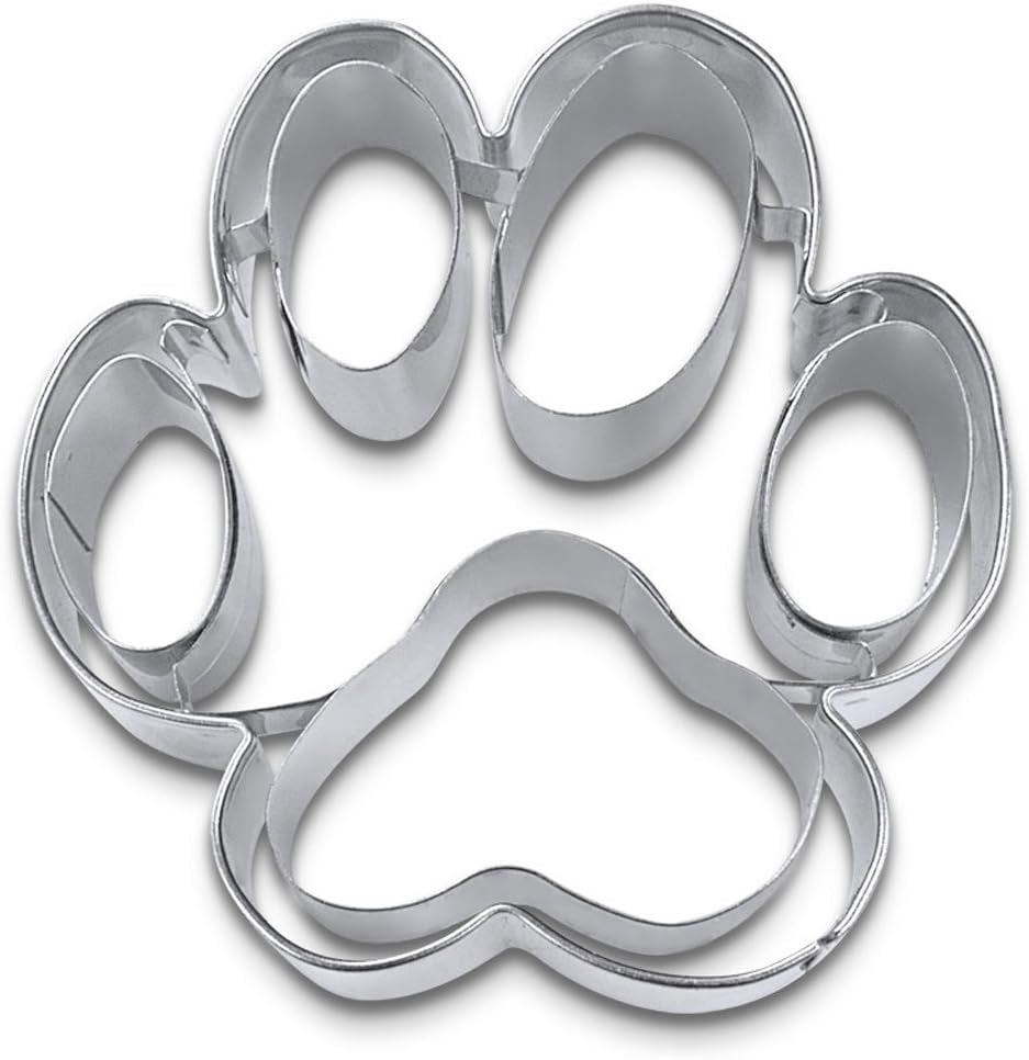 Boîte à biscuits en forme de patte de chien, env. 7,5 cm