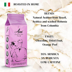 Ganze Kaffeebohnen, mittelgeröstet, Espresso, beste Crema, 1 kg, italien authentique, Premium-Qualität, überlegenes Aroma in allen Kaffeemaschinen, blue Etikett, 20 % Arabic, 80 % Robusta,