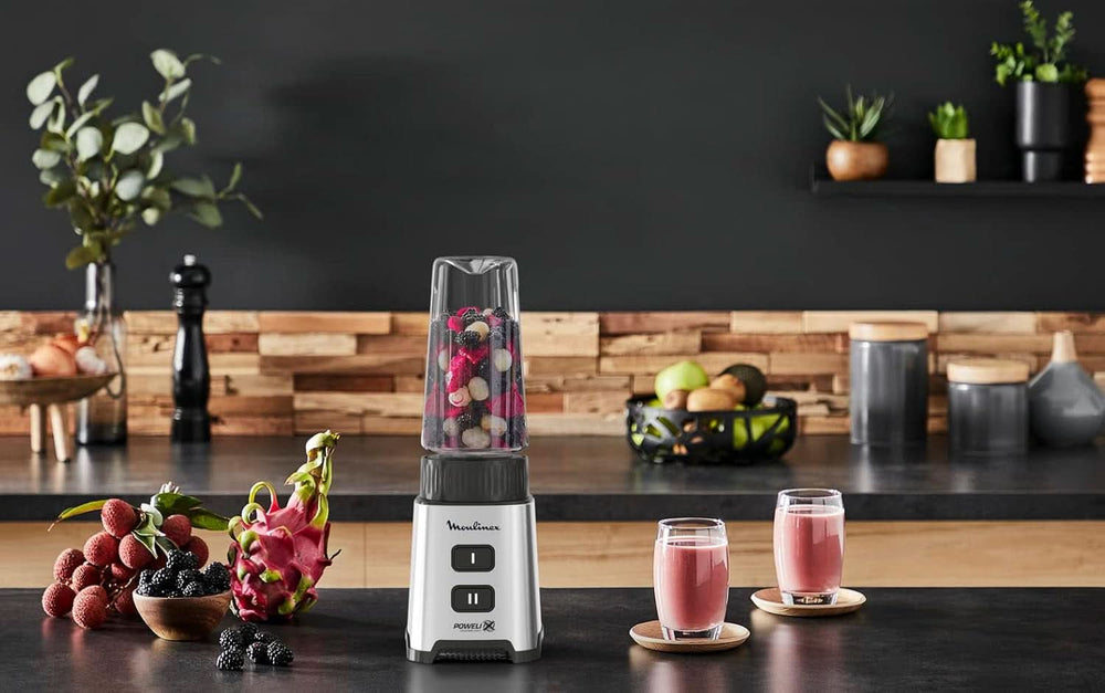 Blender Pulseo LM17GD, 400 W, 4 lames, 700 Ml, récipient Portable 600 Ml cuisine Naty Shop