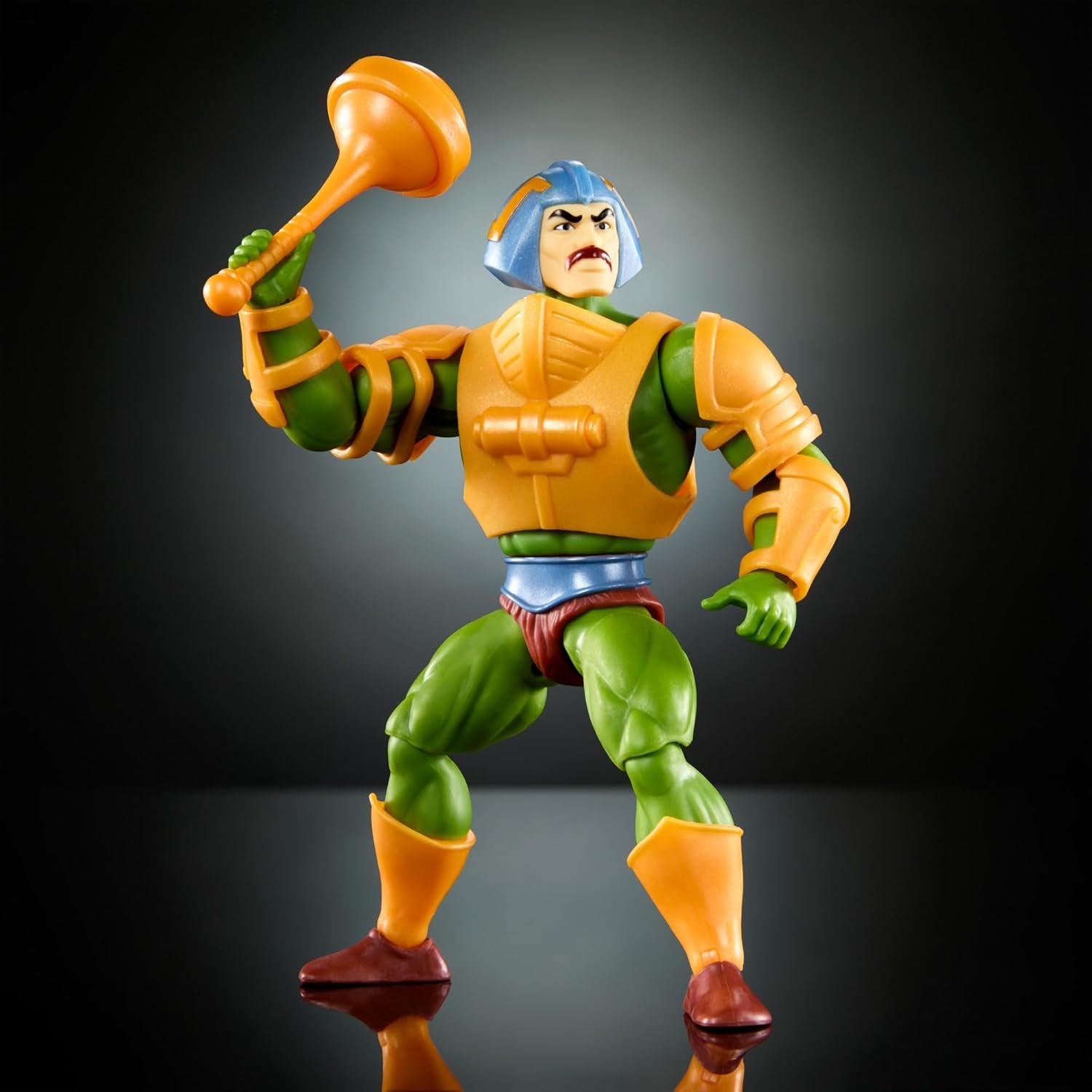 Jouet Masters of the Universe Origins, figurine d'action Duncan Man-At-Arms de la collection Cartoon, hauteur env. 14 cm, héros avec armure amovible et accessoires, figurines HYD25 Naty Shop