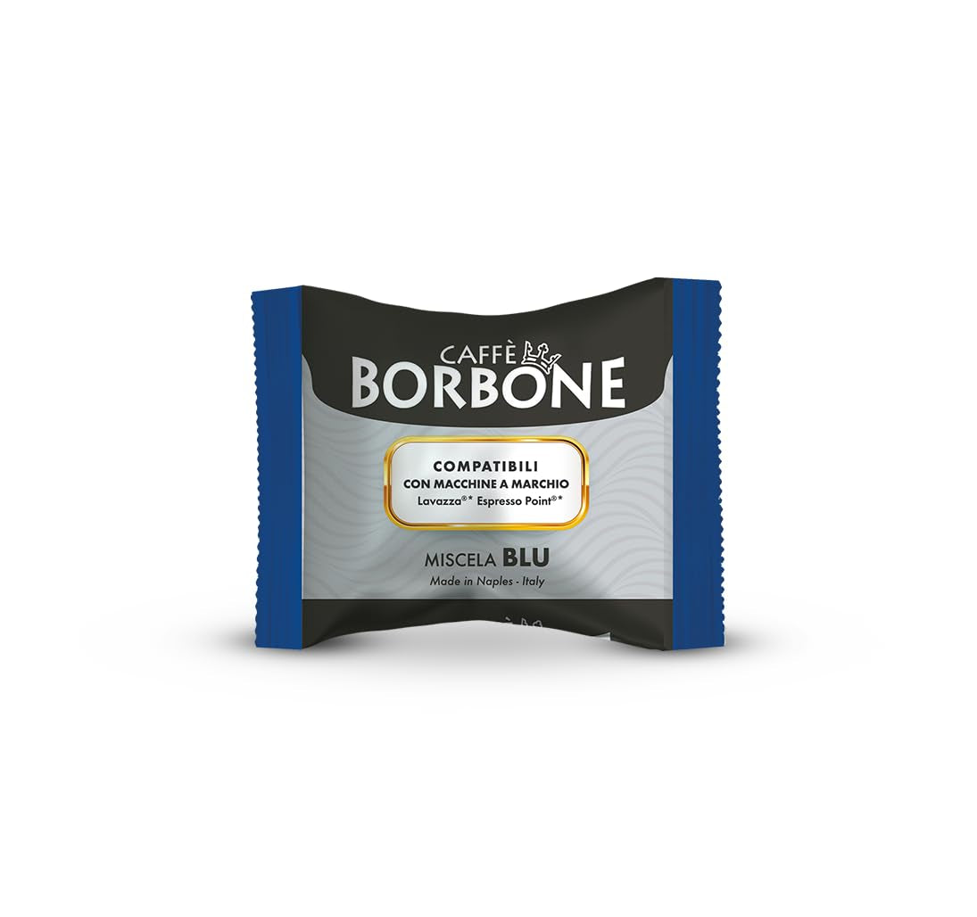 Caffè Borbone Blue Kaffeemischung - 100 Kapseln - Compatible avec Kaffeemaschinen der Marke Lavazza®* Espresso Point®*