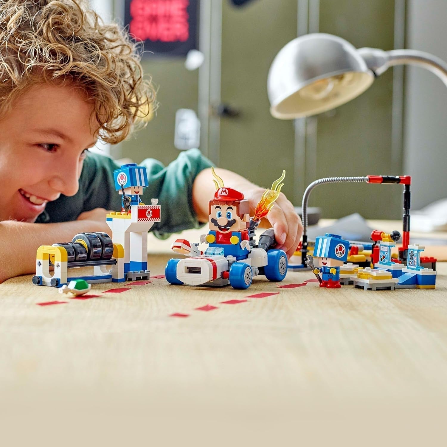 LEGO Super Mario : Mario Kart - Toad's Workshop, personnage Nintendo, jouet personnalisable, coffret d'aventure, cadeau pour garçons, filles et joueurs à partir de 8 ans 72035 Jeux de construction Besuche den LEGO-Store