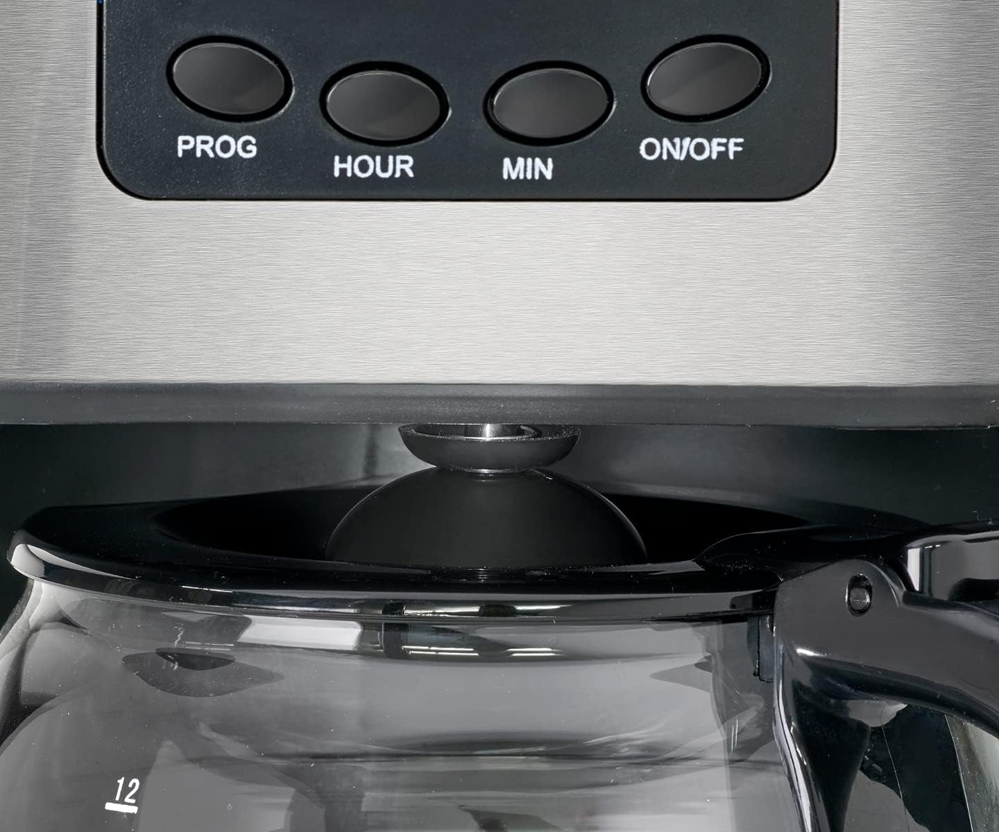 Cafetière Clatronic® avec minuteur, carafe 1,5 litre pour 12-14 tasses de café, minuterie LCD 24h, fonction maintien au chaud, anti-goutte, filtre amovible, afficheur et voyants lumineux, 900W - KA 3642