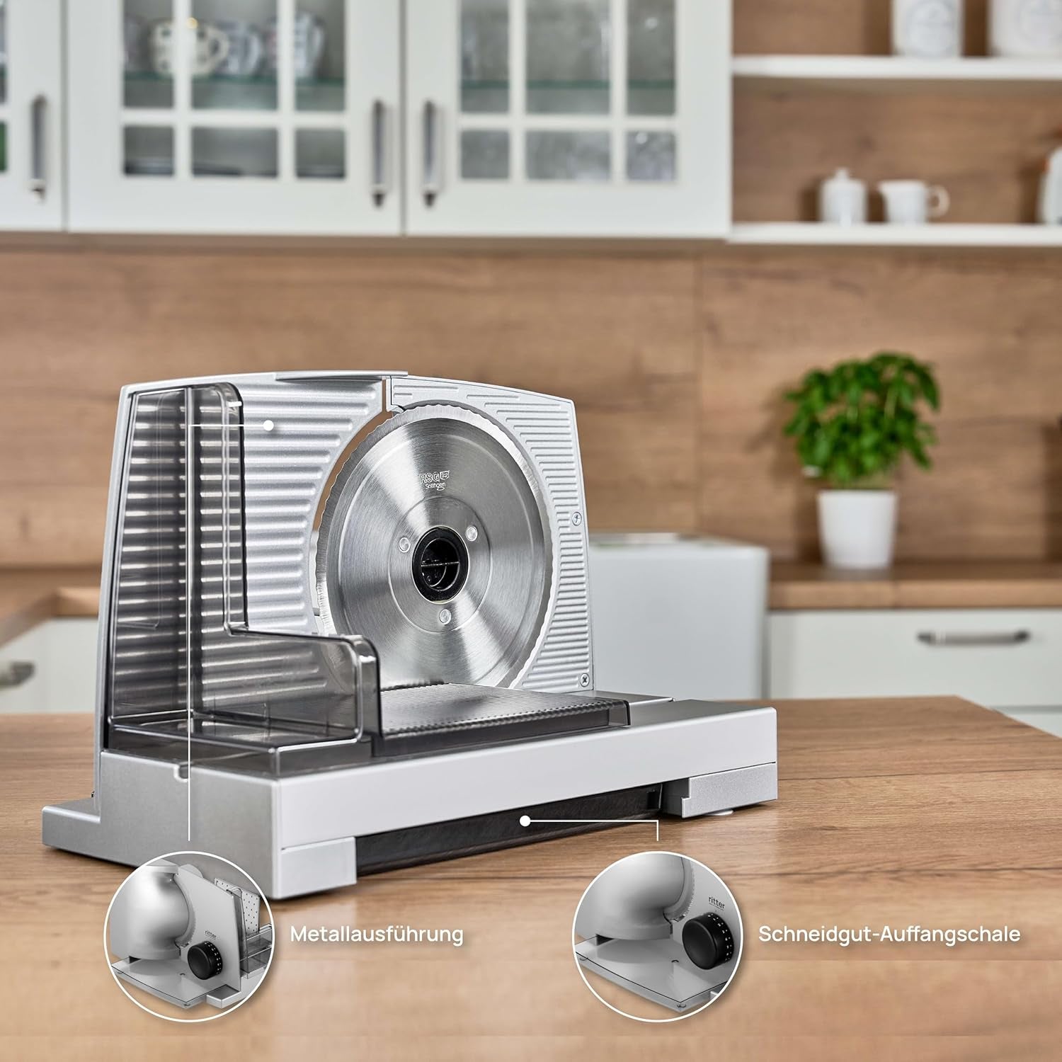 Ritter Compact 1, trancheuse universelle (pain et saucisson) Râpes et trancheuses Naty Shop