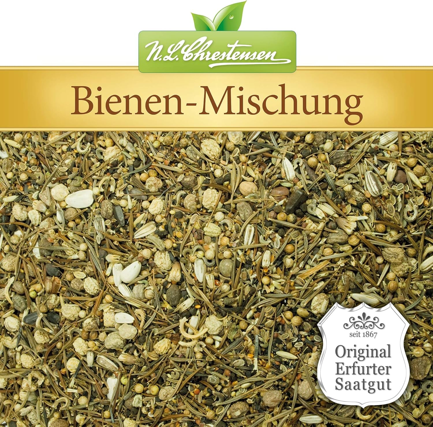 NL Chrestensen Grand seau – Un paradis pour tous les insectes, pâturage pour abeilles, mélange de graines de fleurs respectueux des abeilles, multicolore