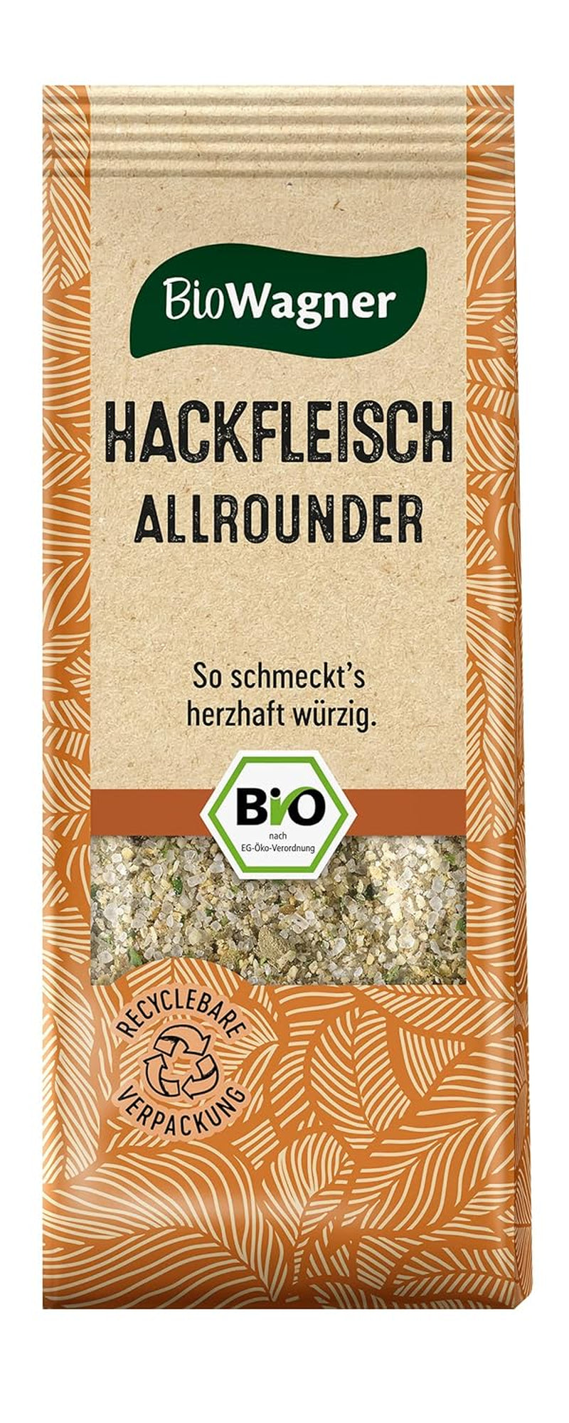BioWagner - Bio Ras el Hanout, Gewürzmischung für orientalische and arabische Gerichte, idéal pour le couscous, tajine ou houmous, naturbelassene Bio-Zutaten, emballage recyclable, 50 g