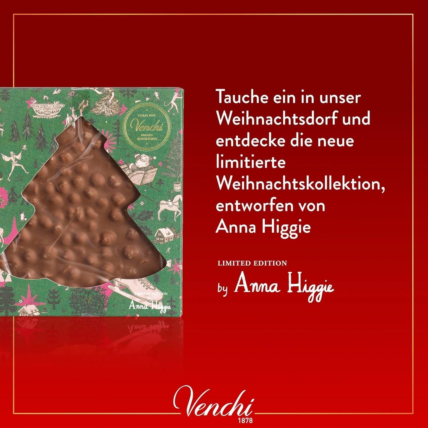 Venchi, Colecția de Crăciun - Gross&Buono, 300 grame Bomboane de Ciocolata Naty Shop