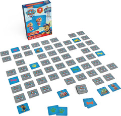Jeux Spin Master Paw Patrol, jeu de mémoire, jouet Paw Patrol, Chase, Stella, Marcus, Ruben, jeux de mémoire avec livres, pour les enfants de plus de 4 ans Figurines Naty Shop