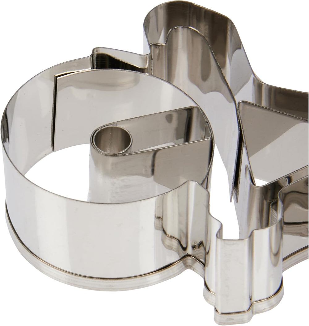 Boîte à biscuits Städter, acier inoxydable, vélo, 9 x 30 x 30 cm, argent