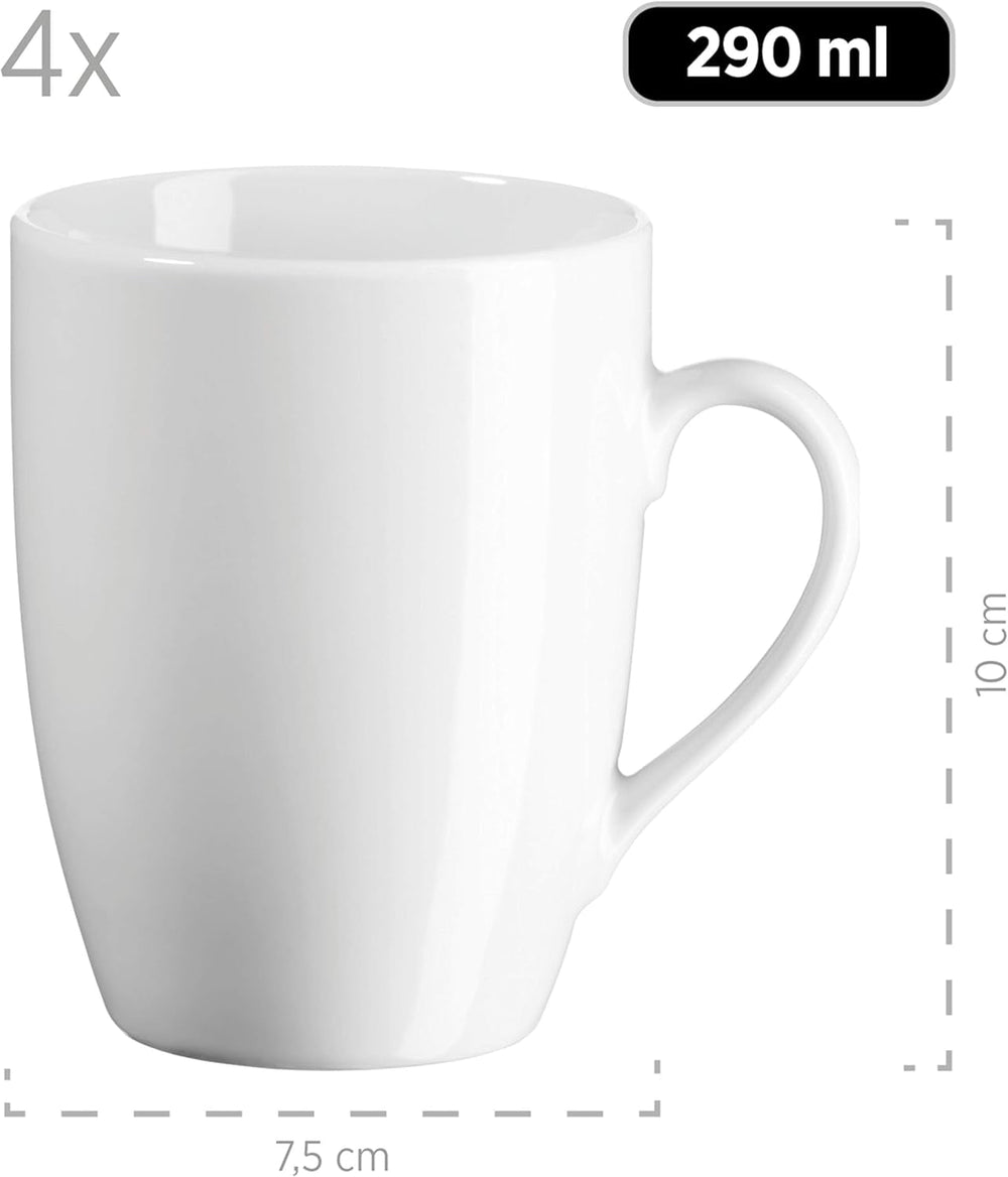 Mäser Kombiservice, Porzellan Barca, Weiß Services de table Naty Shop