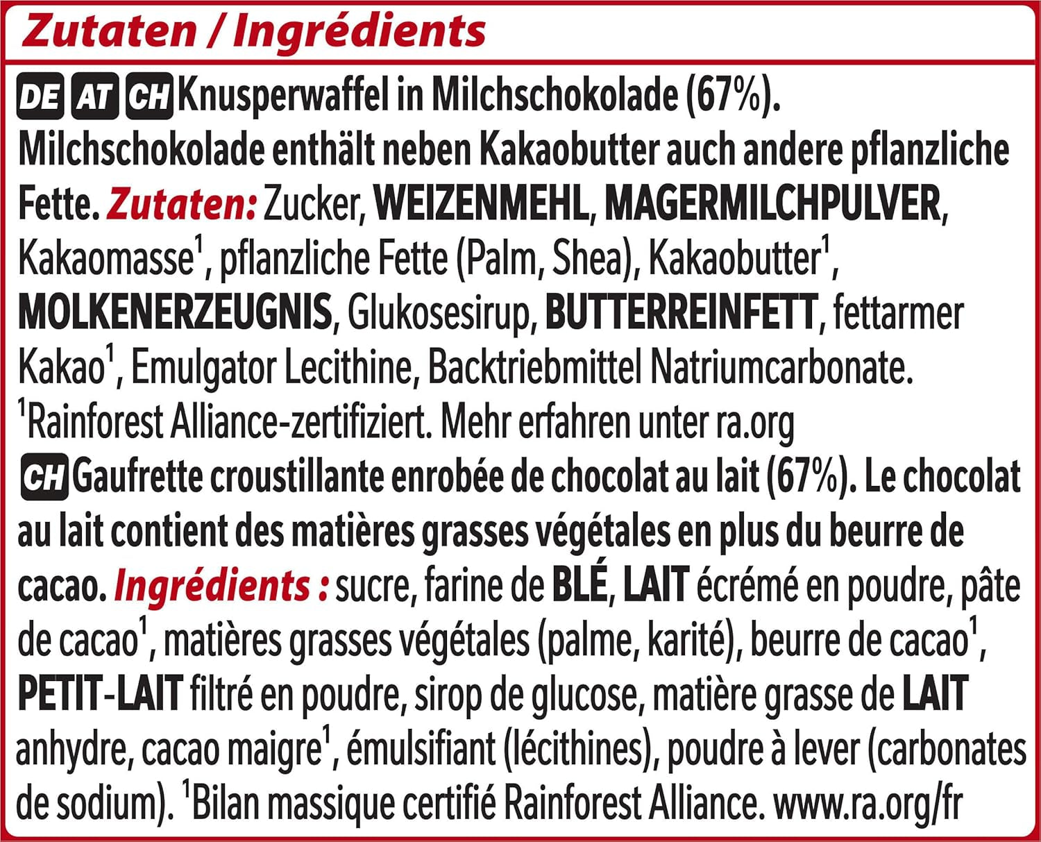 Nestlé KitKat Barres de chocolat classiques Barres de gaufrettes croustillantes au chocolat au lait Paquet de 24 (24 x 41,5 g)