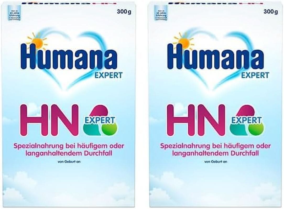 Humana HN Expert, de la nastere, hrana speciala pentru diaree frecventa sau de lunga durata, sustine normalizarea modelului scaunului, cu banana, 300 g Naty Shop