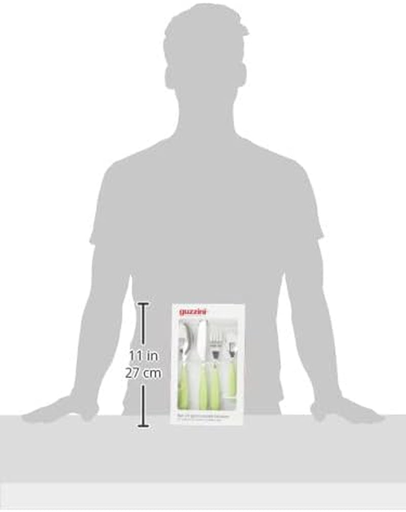 Guzzini - Feeling, set de tacâmuri 24 piese - Verde mere Bucatarie Naty Shop
