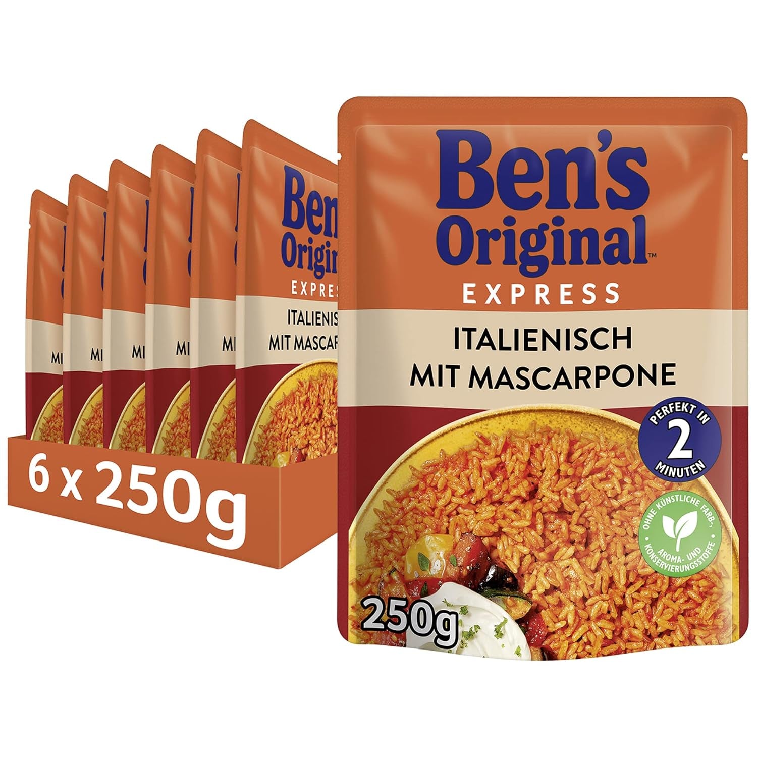 BEN'S ORIGINAL™ Riz Express Méditerranéen 6 x 220g