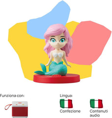 Figurine sonore La Petite Sirène - histoires sonores - jouet, contenu éducatif, version italienne, enfants à partir de 4 ans Baby Toys Naty Shop