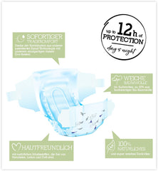 Couches Bio Pure & Nature Taille 6 XL (17-28kg) Boîte Mensuelle 84 Couches Bio