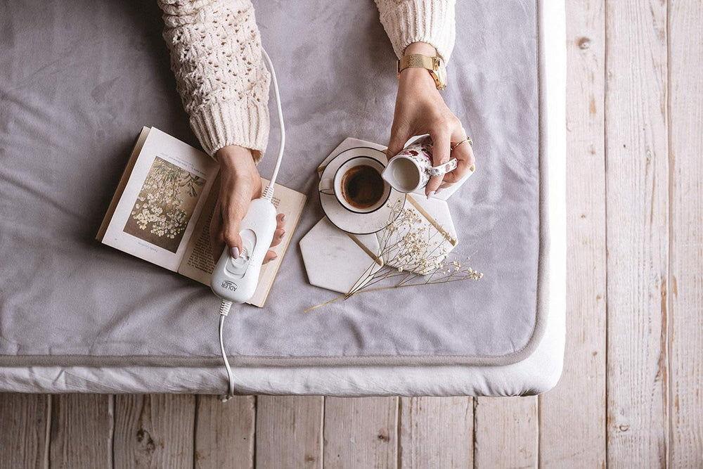 ADLER AD-7425 simple, polyester, couleur perle, 150 X 80 Cm Couettes et couettes Naty Shop