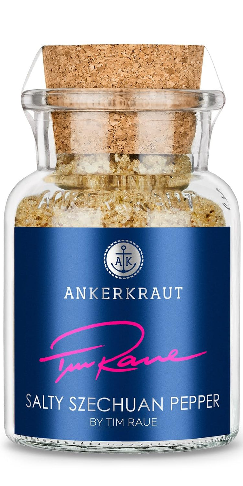 Ankerkraut Smoky Fries de Tim Raue, divers ingrédients pour pommes frites, pommes gourmandes avec arôme raffiné, 145 g dans un verre Korkenglas