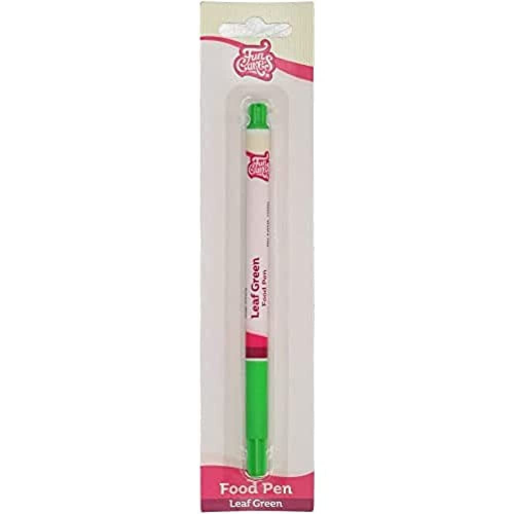 Stylos colorants alimentaires Funcakes, vert feuille : Stylos comestibles pour biscuits, gâteaux, fondants et plus encore, idéaux pour la personnalisation, certifiés Halal