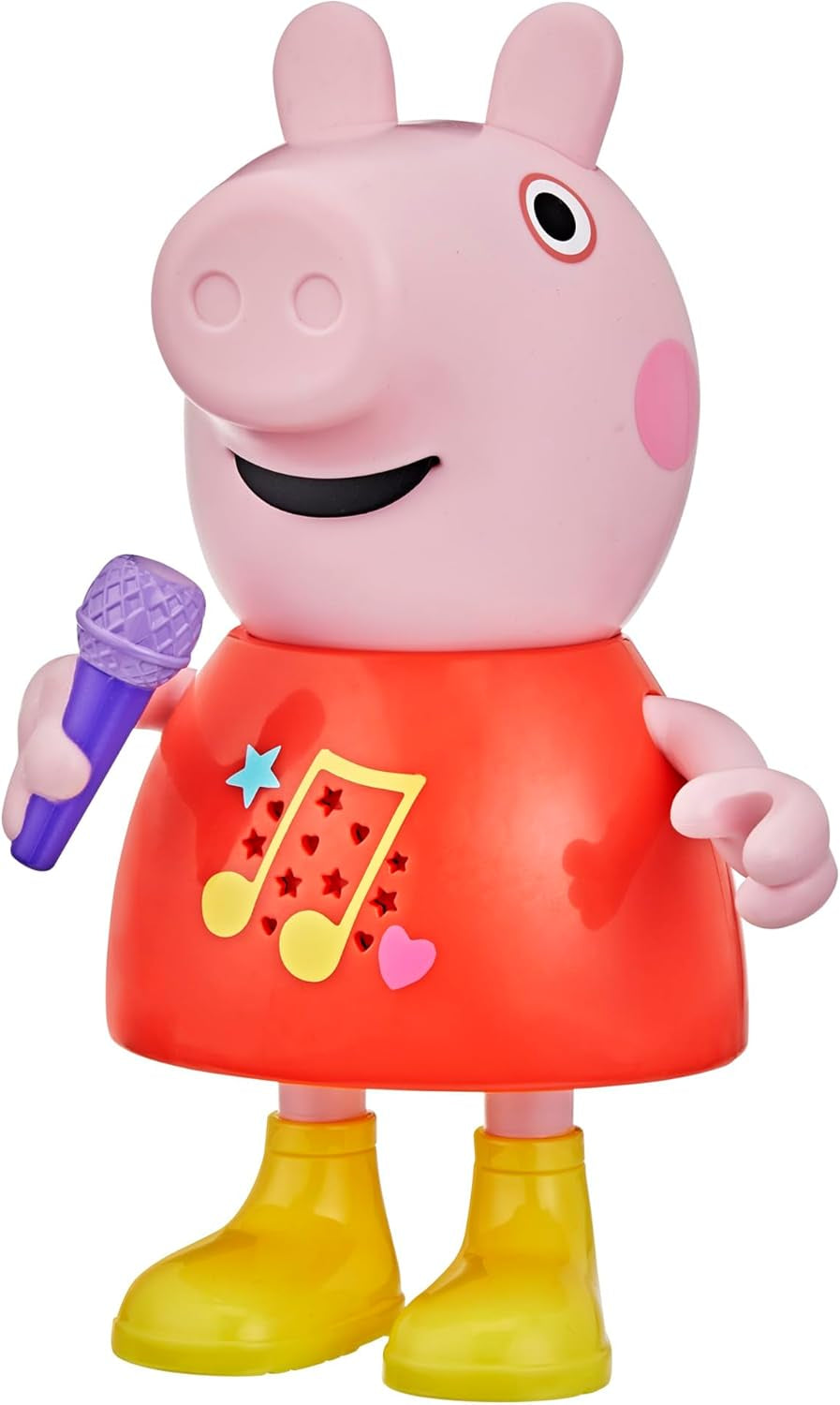 Peppa Pig Peppa'S Mud Puddle Party Doll - Version allemande Poupées roses ou roses Naty Shop Chat et chant amusant