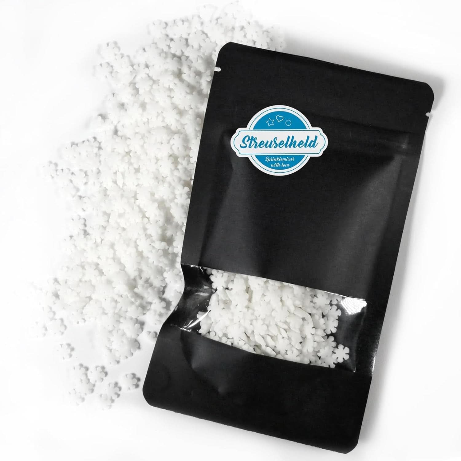 Streusel Hero, flocons de neige, quantités variées Sprinkles Naty Shop