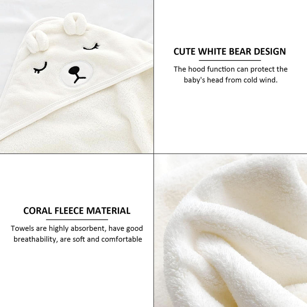 Serviette à capuche bébé, douce et absorbante Mère et Enfant Naty Shop