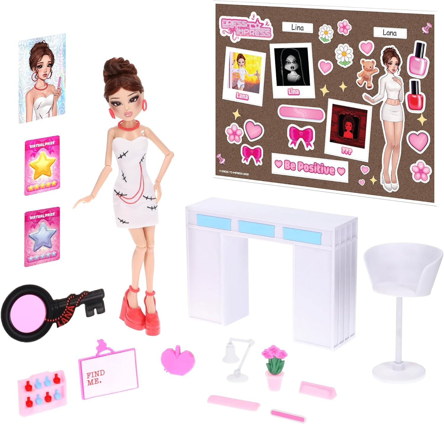 Ensemble de poupée mannequin de luxe - Laine