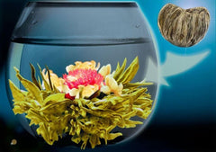 Flori de ceai lingou de aur  1 bucată 6 g | Frunze de ceai verde | Flori de iasomie | Floare târâtoare europeană | Ceai verde | Ceai cu flori | Flori de ceai verde | Ideal pentru iubitorii de ceai