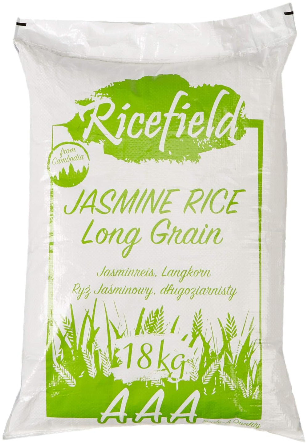 Riz parfumé RICEFIELD, grain long, 1 paquet (1 x 18 kg)