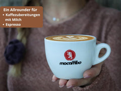 Mocambo Naturale Biologico Fairtrade Vert Foncé 1000g | 70 % Arabica, 30 % Robusta | Café épicé et noisette | DE-ÖKO-006