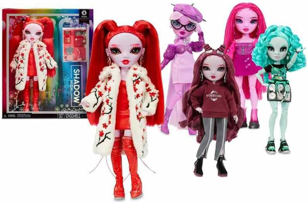 Rainbow High Shadow High Series 3 - Scarlett Rose - Poupée mannequin marron - Tenue tendance et plus de 10 accessoires de jeu colorés - Idéal pour les 4-12 ans et les collectionneurs