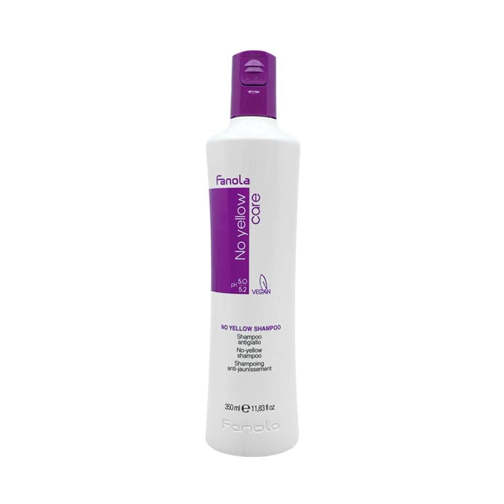 Fanola No Yellow Silver Șampon împotriva parului vopsit cu pete Duș și baie Fanola 350 ml Single