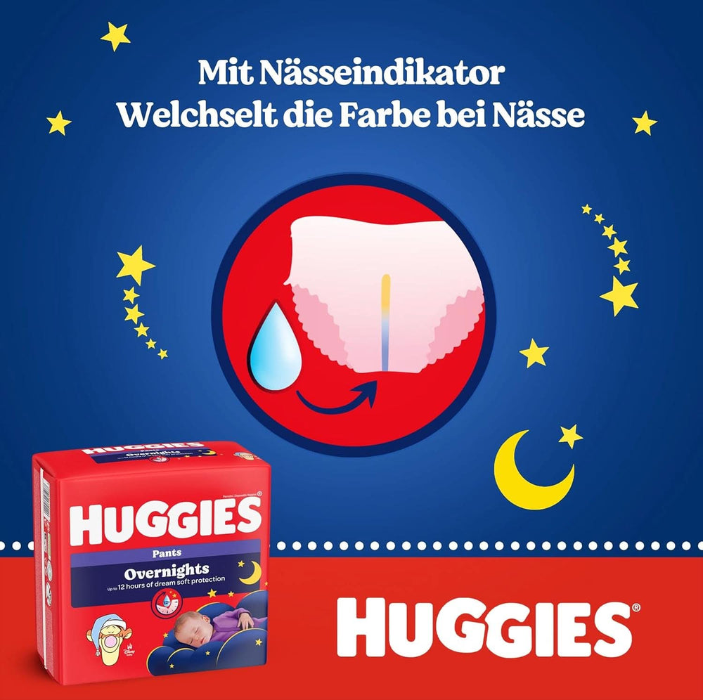 Pantalons de nuit Huggies taille 6 (15-25 kg), boîte à couches mensuelle, 88 pièces Mère et bébé Naty Shop