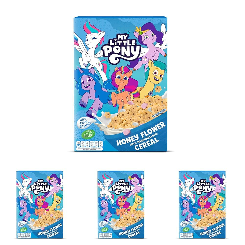 Hot Wheels Honey Loops Céréales croustillantes pour petit-déjeuner à grains entiers avec vitamines ajoutées, 1 paquet (1 x 375 g)