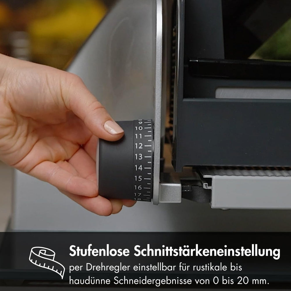 Multi Slicer GRAEF Master M20EU en acier inoxydable, argent Broyeurs et trancheuses Naty Shop