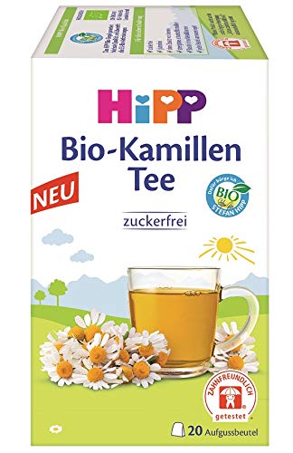Hipp Organic Tea Drinks Ceai organic de musetel, pachet de 6 (6 x 30 g) Naty Shop 6 x 30 grame Pliculeț de ceai de mușețel