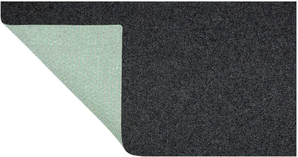 Floordirekt Rasenteppich Farbwunder Park | Balkonteppich | Strapazierfähig & Witterungsbeständig | Kunstrasenteppich Für Terrasse, Balkon Und Freizeit | Outdoor (Anthrazit, 100 X 300 Cm)