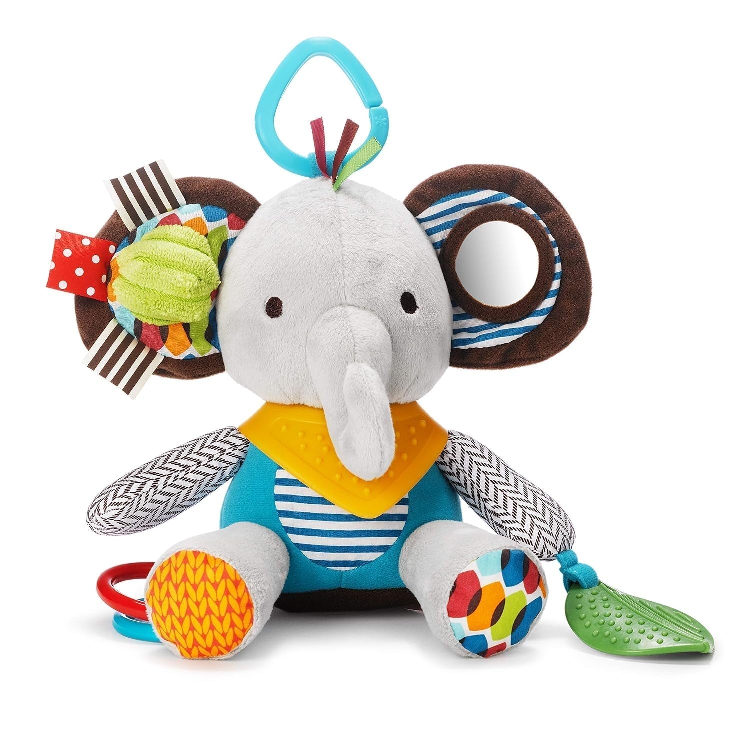 Skip Hop Bandana Buddies Jouet d'activité, Peluche pour bébés et enfants, Multicolore, Elephant Baby Toys Naty Shop Elephant