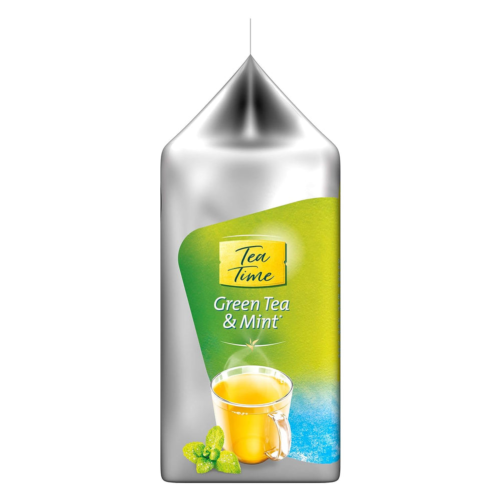 Tassimo Kapseln Tea Time Grüner Tee mit Minze, 5 x 16 Pads, 80 Teekapsels